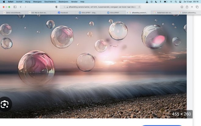 En toen stond ik in het witte licht